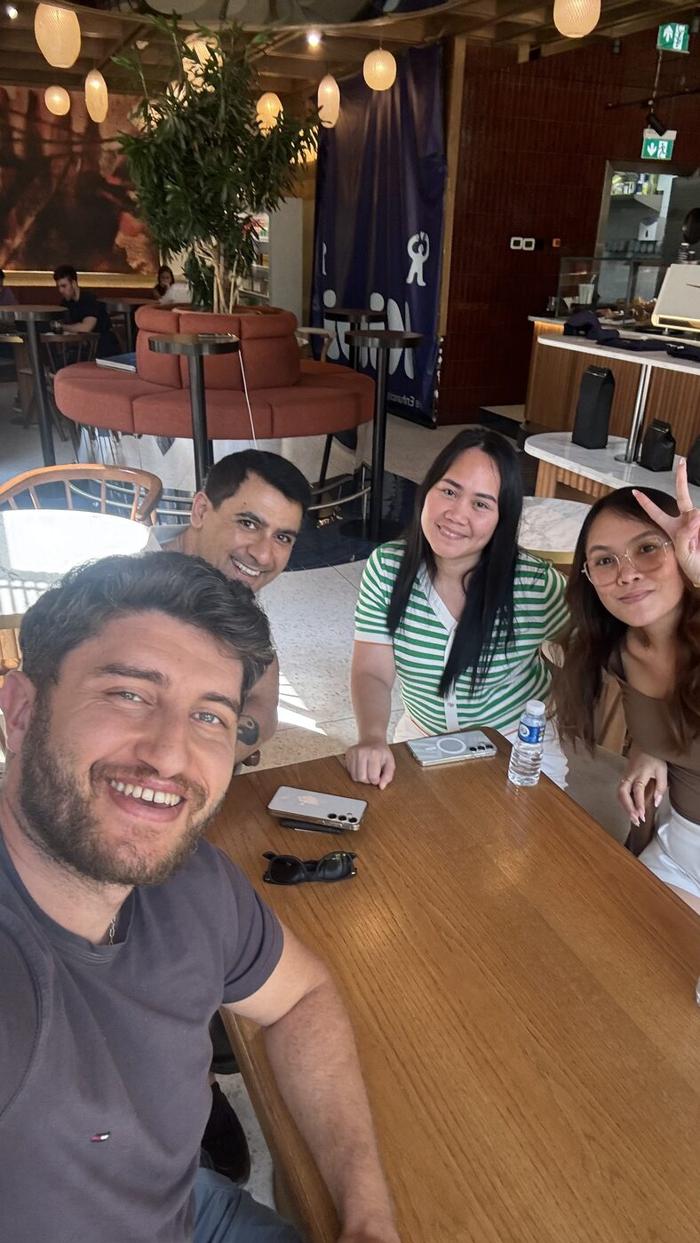 United Expats in UAE breakfast meetup with Turkish tea